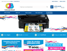 Tablet Screenshot of colourjetbrasil.com.br